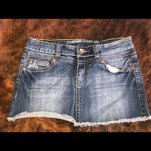 Cowgirl tuff Jean Skirt